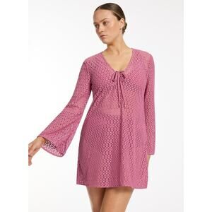 Jets Australia Stretch Lace Kaftan - Mauve NWT US SIZE 6